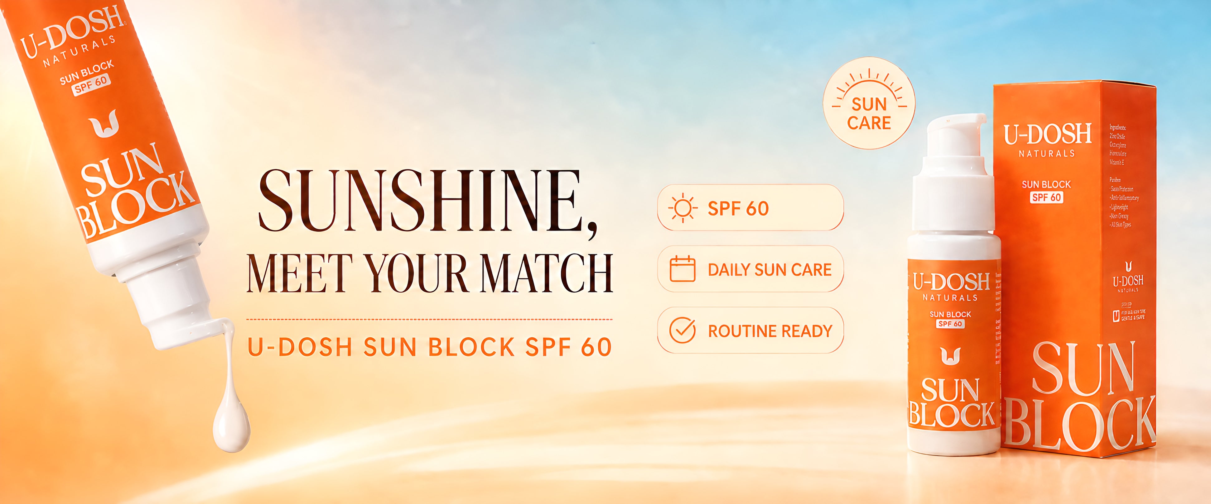 Shop Udosh Sun Block SPF 60